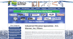 Desktop Screenshot of hcwarner-filter.com